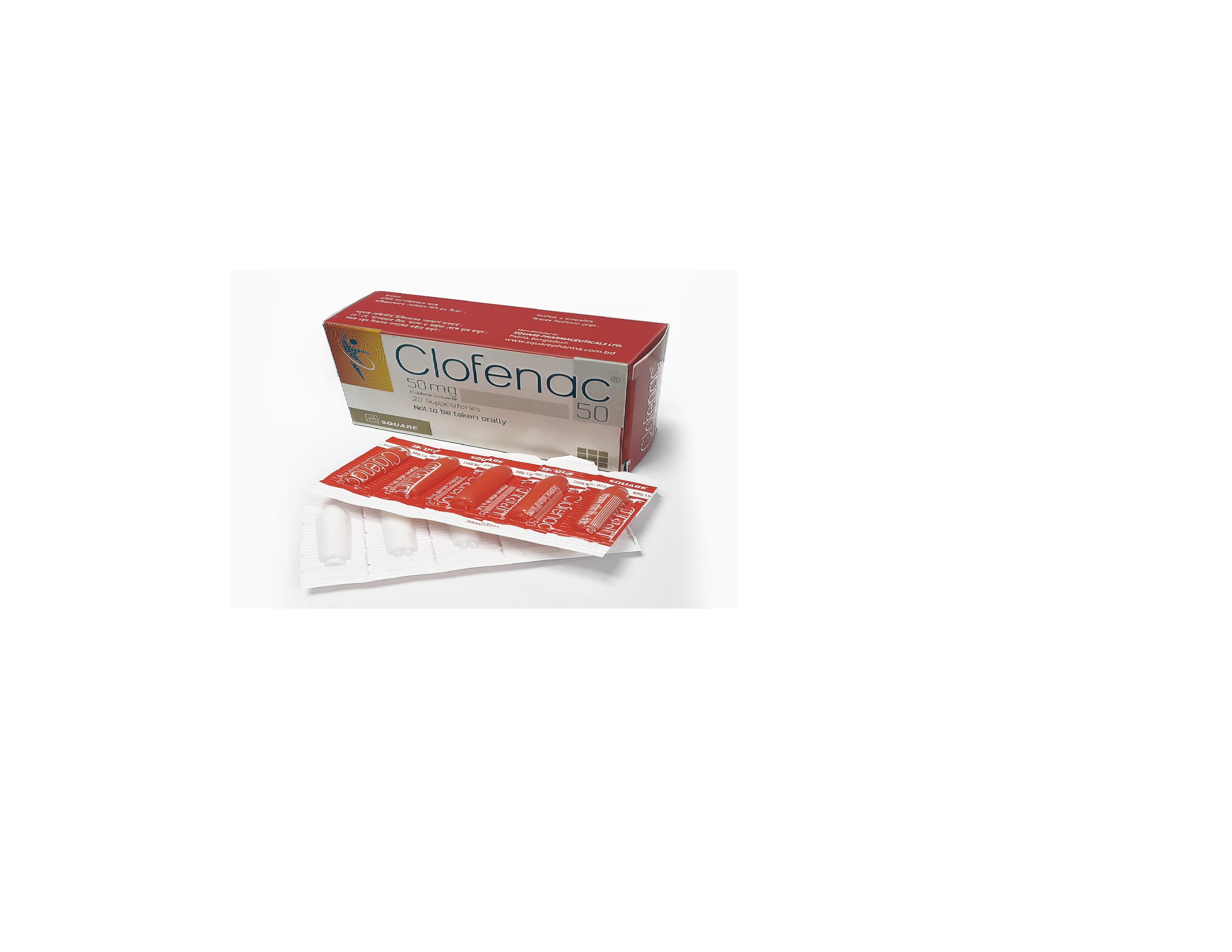 Clofenac 50mg Supp